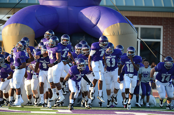 Angleton Wildcats vs. Brazoswood Buccaneers football game 09-07-12