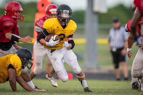 Football 2013 - Danbury vs. Palacios scrimmage