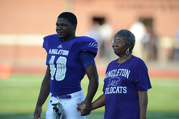 Angleton Wildcats vs. Brazoswood Buccaneers football game 09-07-12