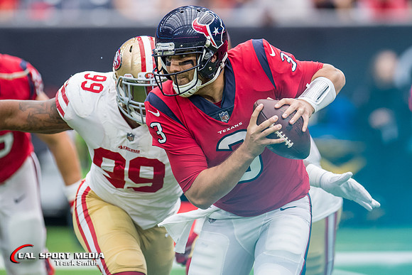 NFL 2017: 49ers vs Texans DEC 10