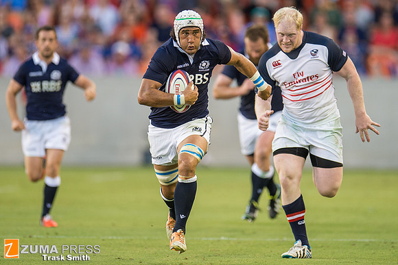 Rugby 2014 - Scotland beats the USA Eagles 24-6