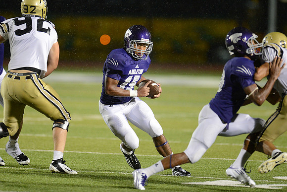 Angleton Wildcats vs. Nederland Bulldogs football game 09-14-12