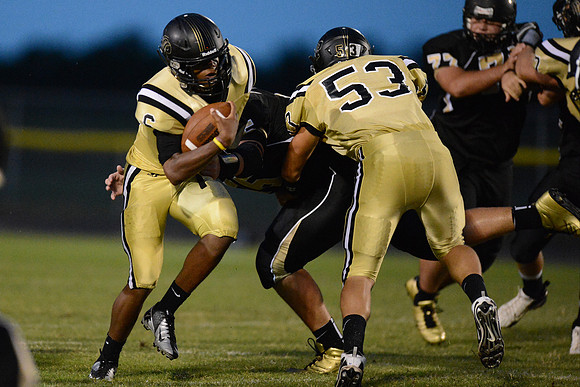 Danbury Panthers vs. Anahuac Panthers football game 09-14-12