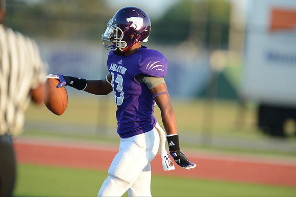 Angleton Wildcats vs. Brazoswood Buccaneers football game 09-07-12