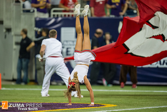 NCAA football 2014 - LSU Tigers vs Wisconsin Badgers