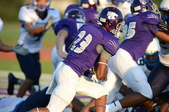 Angleton Wildcats vs. Brazoswood Buccaneers football game 09-07-12