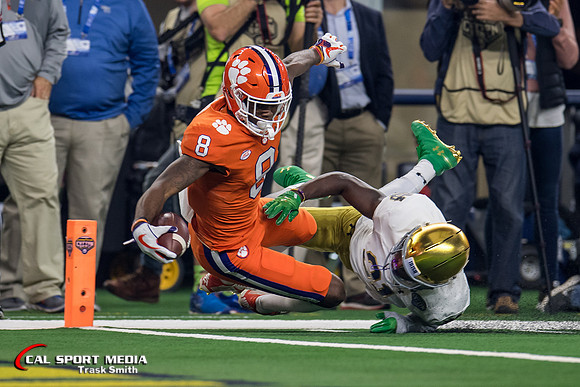 NCAA Football 2018: Goodyear Cotton Bowl Classic Notre Dame vs Clemson DEC 29
