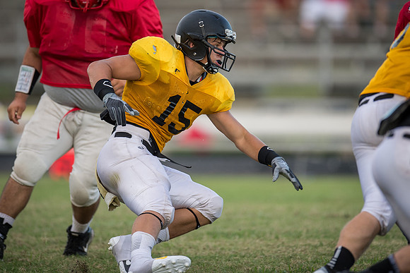 Football 2013 - Danbury vs. Palacios scrimmage