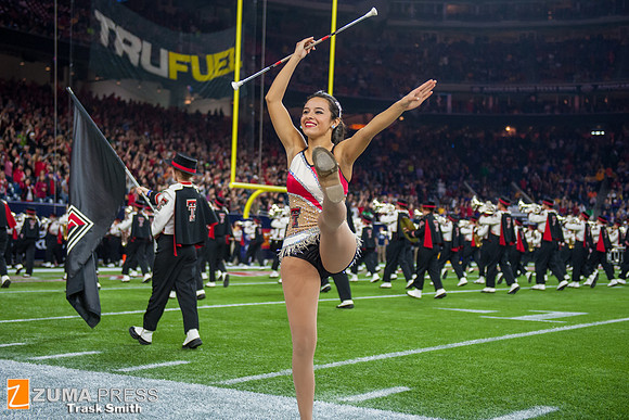 NCAA football 2015 - LSU Tigers defeat the Texas Tech Red Raiders 56-27