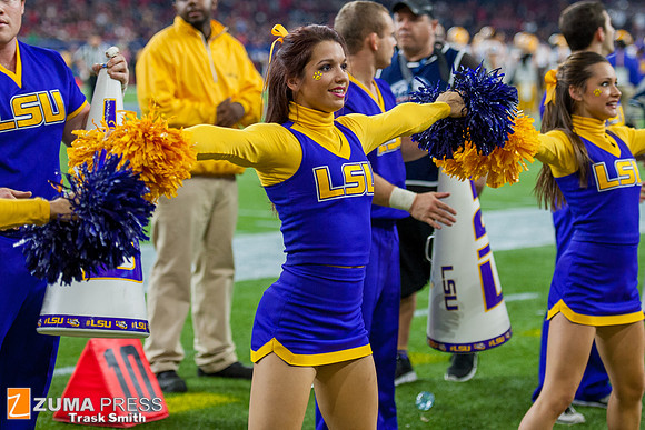 NCAA football 2015 - LSU Tigers defeat the Texas Tech Red Raiders 56-27
