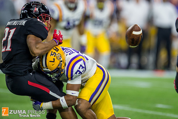 NCAA football 2015 - LSU Tigers vs Texas Tech Red Raiders
