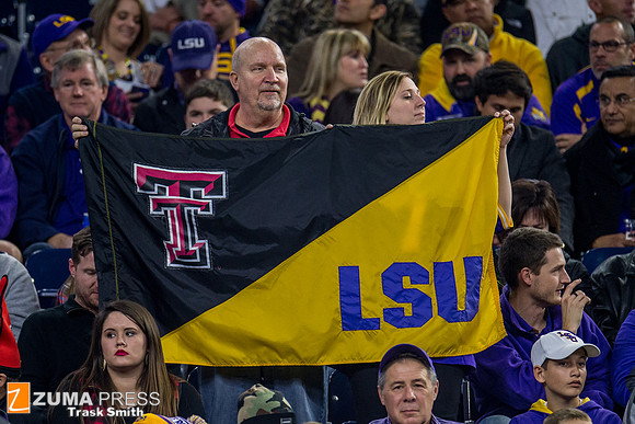 NCAA football 2015 - LSU Tigers defeat the Texas Tech Red Raiders 56-27