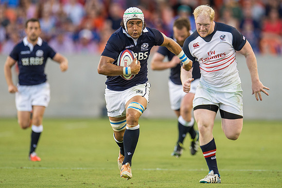 Rugby 2014 - Scotland beats the USA Eagles 24-6