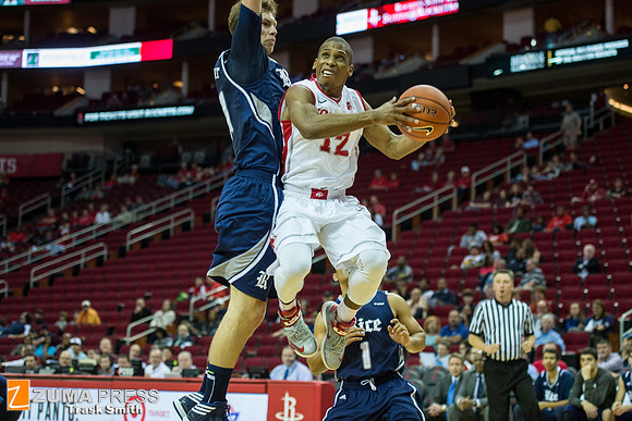 NCAA Basketball 2013 - University of Houston Cougars defeat the Rice Owls 54-52