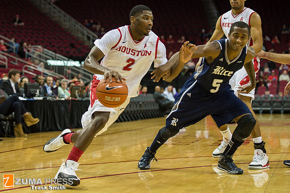 NCAA Basketball 2013 - University of Houston Cougars defeat the Rice Owls 54-52