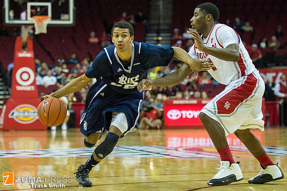 NCAA Basketball 2013 - University of Houston Cougars defeat the Rice Owls 54-52