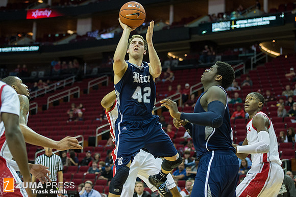 NCAA Basketball 2013 - University of Houston Cougars defeat the Rice Owls 54-52