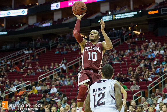 NCAA Basketball 2013 - the Oklahoma Sooners defeat the Texas A&M Aggies 64-52