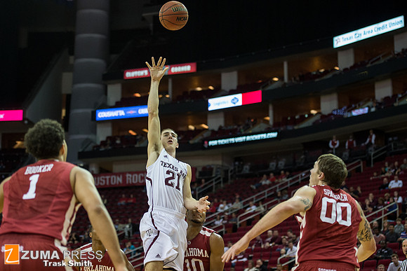 NCAA Basketball 2013 - the Oklahoma Sooners defeat the Texas A&M Aggies 64-52