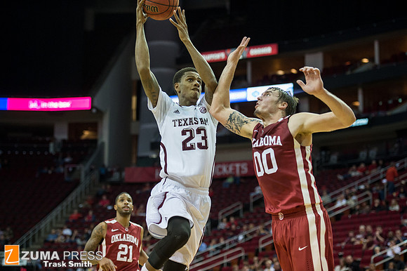 NCAA Basketball 2013 - the Oklahoma Sooners defeat the Texas A&M Aggies 64-52