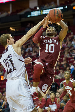 NCAA Basketball 2013 - the Oklahoma Sooners defeat the Texas A&M Aggies 64-52