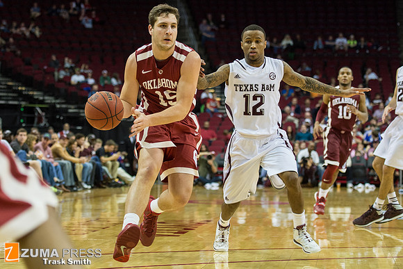 NCAA Basketball 2013 - the Oklahoma Sooners defeat the Texas A&M Aggies 64-52