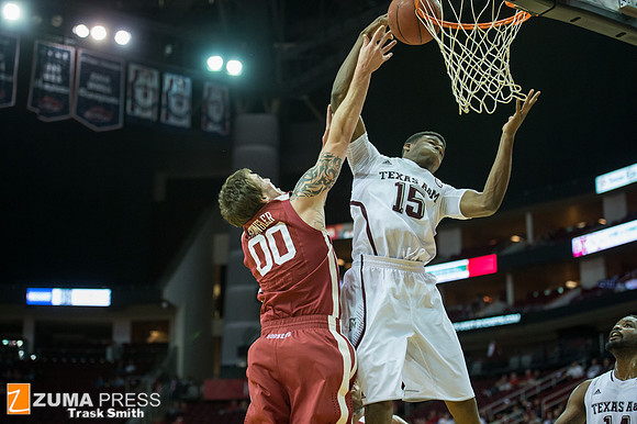NCAA Basketball 2013 - the Oklahoma Sooners defeat the Texas A&M Aggies 64-52