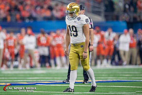 NCAA Football 2018: Goodyear Cotton Bowl Classic Notre Dame vs Clemson DEC 29