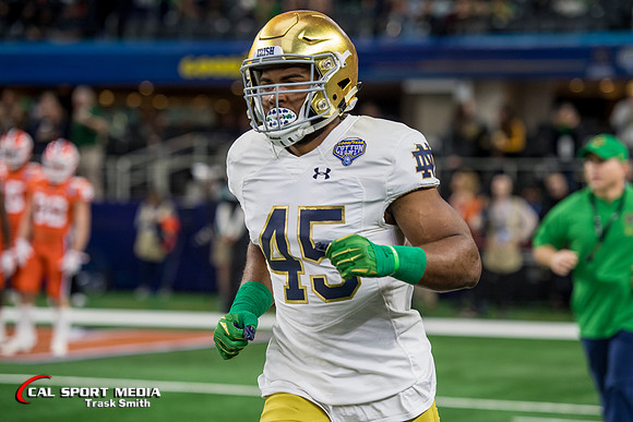 NCAA Football 2018: Goodyear Cotton Bowl Classic Notre Dame vs Clemson DEC 29
