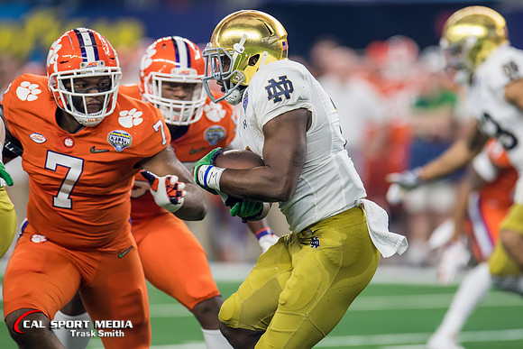 NCAA Football 2018: Goodyear Cotton Bowl Classic Notre Dame vs Clemson DEC 29