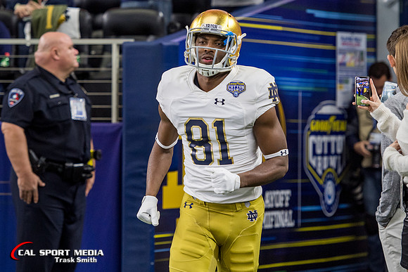 NCAA Football 2018: Goodyear Cotton Bowl Classic Notre Dame vs Clemson DEC 29