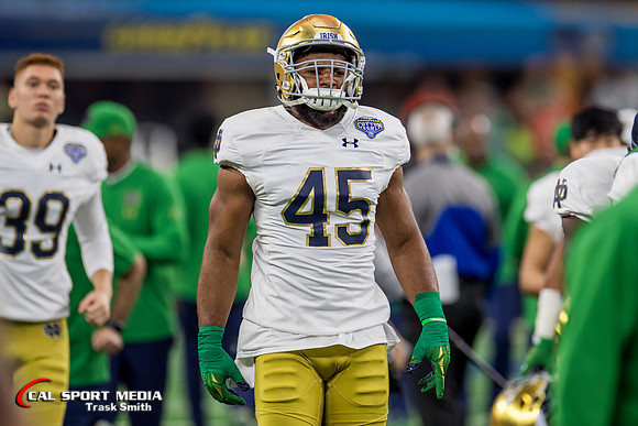 NCAA Football 2018: Goodyear Cotton Bowl Classic Notre Dame vs Clemson DEC 29
