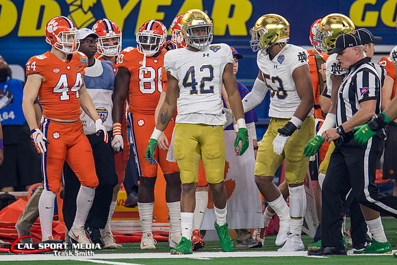 NCAA Football 2018: Goodyear Cotton Bowl Classic Notre Dame vs Clemson DEC 29