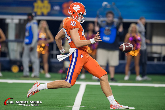 NCAA Football 2018: Goodyear Cotton Bowl Classic Notre Dame vs Clemson DEC 29