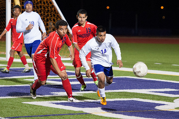 Soccer 2013 Ð the Brazosport Exporters defeat the Angleton Wildcats 2-1.