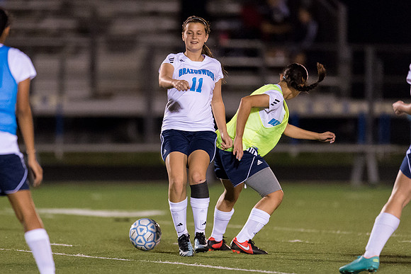Soccer 2013 – the Brazoswood Lady Bucs defeat the Clear Brook Lady Wolverines 5-0.