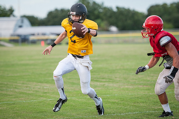 Football 2013 - Danbury vs. Palacios scrimmage