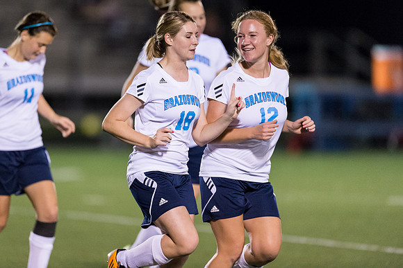 Soccer 2013 – the Brazoswood Lady Bucs defeat the Clear Brook Lady Wolverines 5-0.