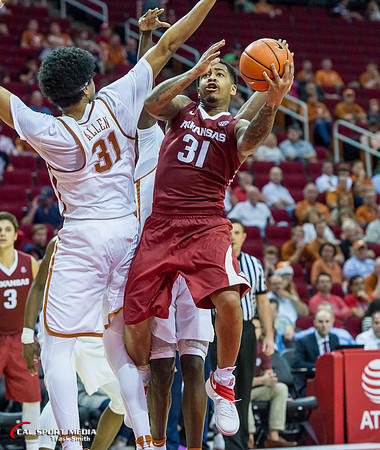 NCAA Basketball 2016: Arkansas vs Texas DEC 17
