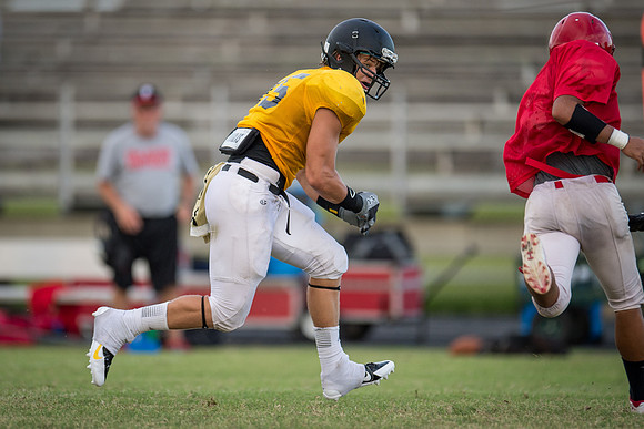 Football 2013 - Danbury vs. Palacios scrimmage