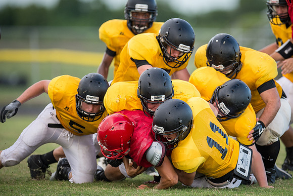 Football 2013 - Danbury vs. Palacios scrimmage