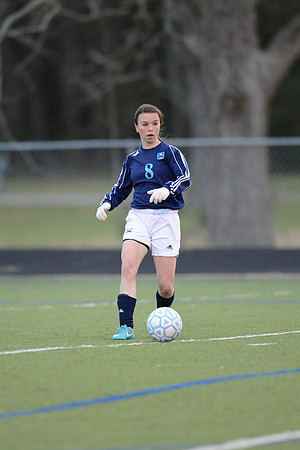 Soccer 2013 Ð Brazoswood Lady Bucs varsity team defeats the Brazoswood Alumni team 2-1.