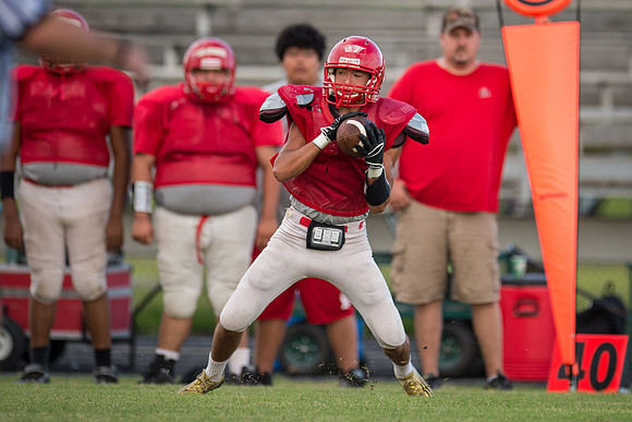 Football 2013 - Danbury vs. Palacios scrimmage