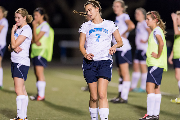 Soccer 2013 – the Brazoswood Lady Bucs defeat the Clear Brook Lady Wolverines 5-0.