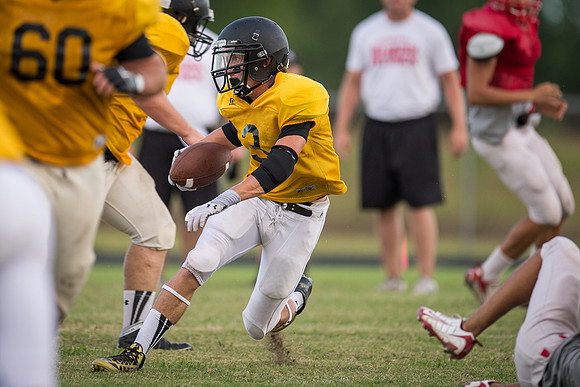 Football 2013 - Danbury vs. Palacios scrimmage