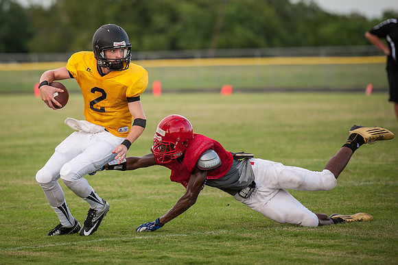 Football 2013 - Danbury vs. Palacios scrimmage