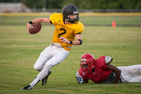 Football 2013 - Danbury vs. Palacios scrimmage