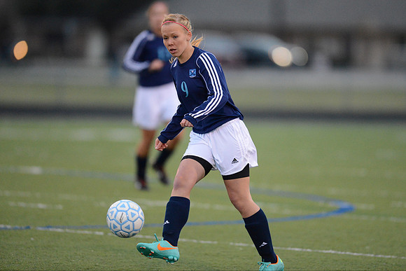 Soccer 2013 Ð Brazoswood Lady Bucs varsity team defeats the Brazoswood Alumni team 2-1.