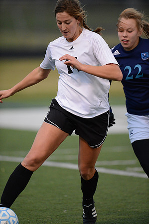 Soccer 2013 Ð Brazoswood Lady Bucs varsity team defeats the Brazoswood Alumni team 2-1.