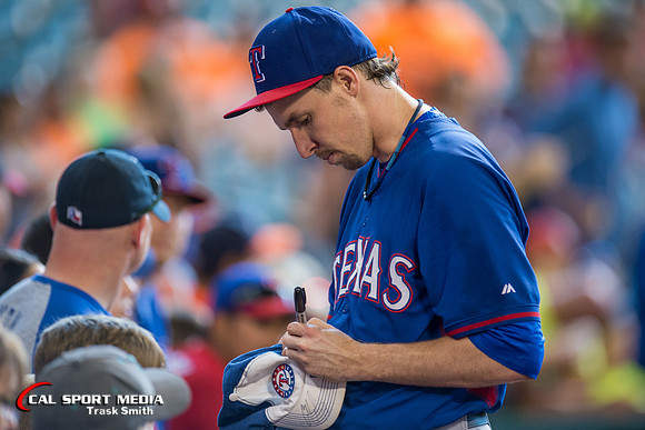MLB 2015: Rangers vs Astros JUL 19